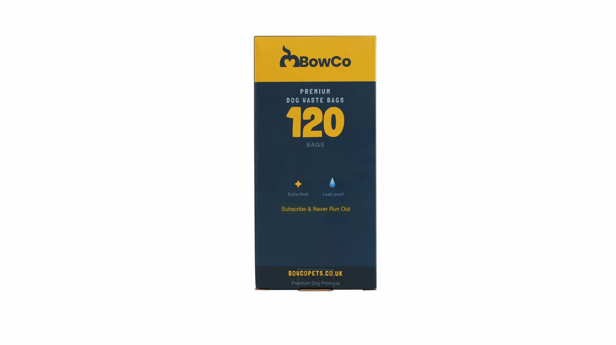BowCo 120 Thick Poo Bags, home compostable dog waste bags